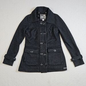 Billabong Madison French Terry Peacoat Charcoal Gray